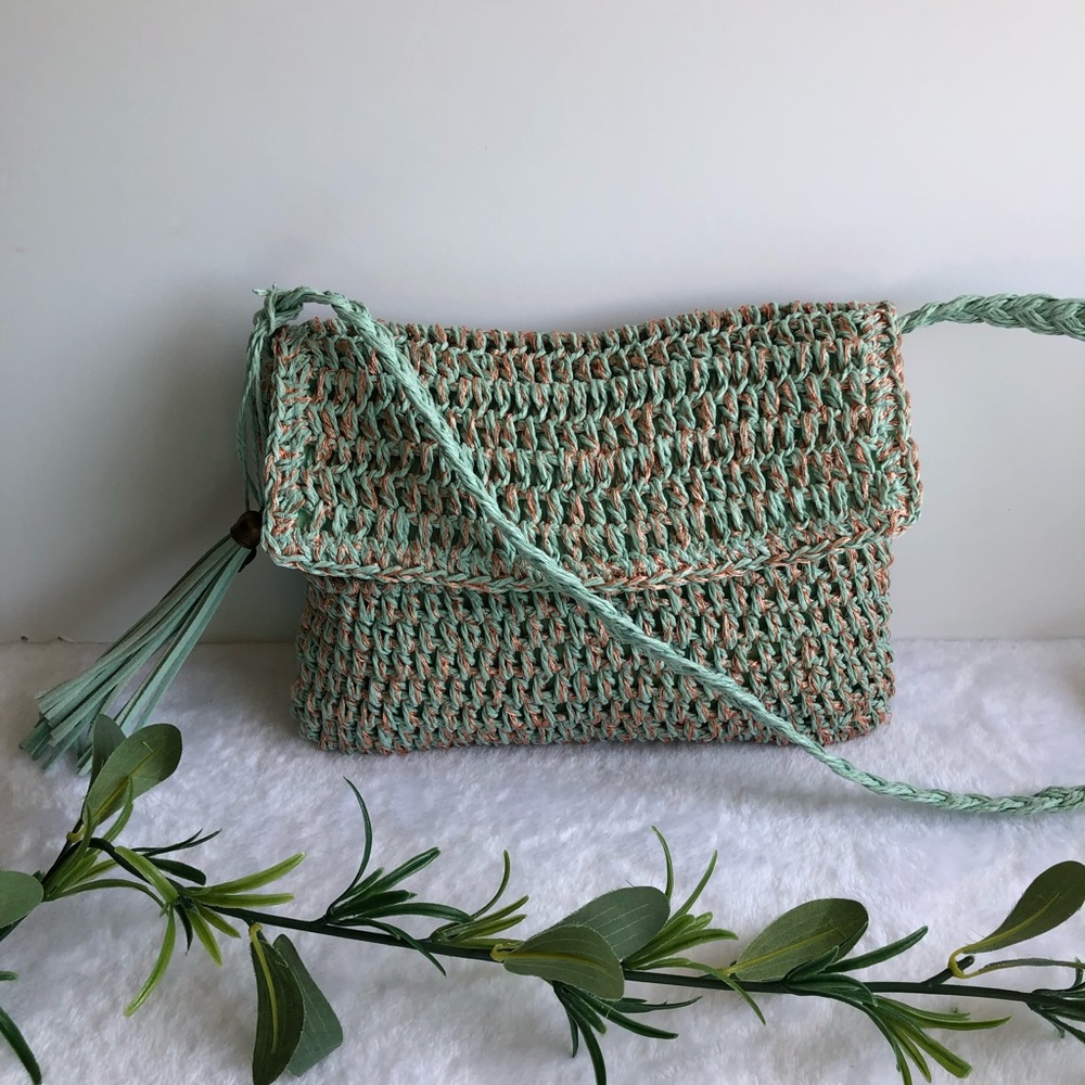 Sun ‘N’ Sand Woven Crossbody Bag